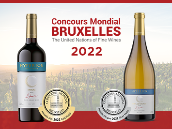 Gold and Silver medals for 2 of our wines at Concours Mondial de Bruxelles 2022